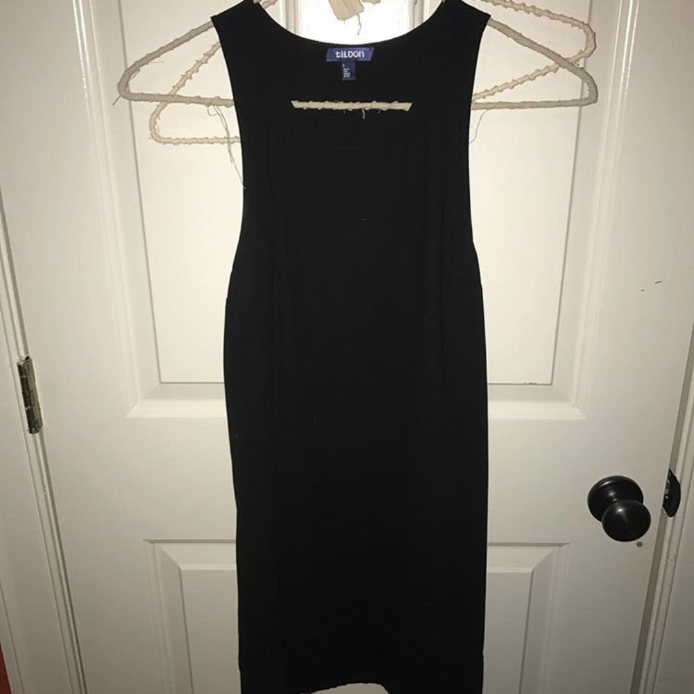 Black tank dress